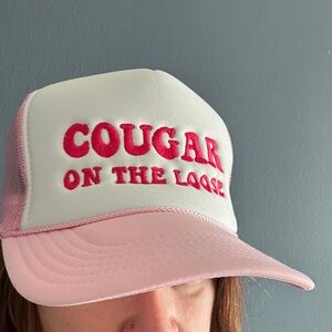 Pink and White Trucker Hat